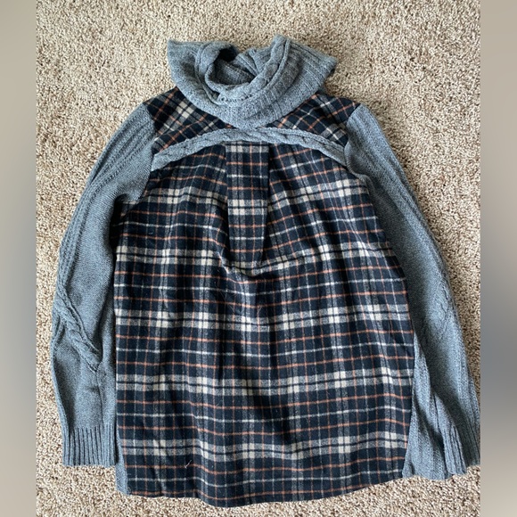 Anthropologie Checkered Sweater - Picture 2 of 3